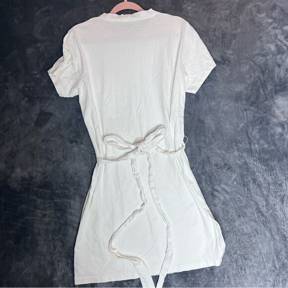 Vince Short-Sleeve Waist-Tie T-Shirt Dress - Picture 11 of 11